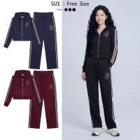 ราคา ชุดเซตวอร์ม 2 ชิ้น เสื้อฮู้ดซิปหน้า + กางเกงวอร์มขายาว แต่งแถบข้าง 3 เส้น ปักตัวอักษร ผ้าหนานุ่ม ใส่สบาย (44955443668)