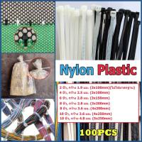 ราคา เคเบิ้ลไทร์ Nylon Cable Tie สายรัดเคเบิ้ลไทร์ 4นิ้ว, 6นิ้ว, 8นิ้ว, 10นิ้ว, 12นิ้ว (43650401721)
