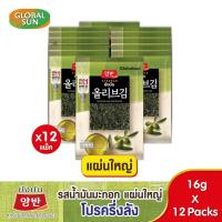 ราคา [โปรครึ่งลัง แผ่นใหญ่] YANGBAN สาหร่ายทะเลปรุงรสด้วยน้ำมันมะกอก (ตรายังบัน) (4118276242)