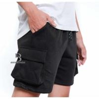 ราคา WHATS MORE HITS Mens Army Striped Cargo Short Pants Ufc Venum Mma Beach Gym Running Fitness Series I9880 (26282447085)
