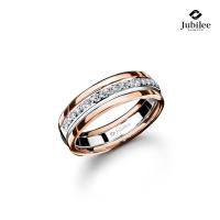 ราคา Jubilee Diamond แหวนเพชร Single Spectrum White-Rose Band Ring เพชรแท้ เพชรน้ำ 99 (24000661085)