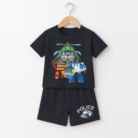 ราคา ชุดจัมโบ้แขนสั้นเด็กชาย Robocar Police G-246 (43128770374)