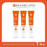 ราคา แพ็คเกจใหม่ BB CARE UV SHIELD SPF50+ PA4+ กันแดดเนื้อมูส ปกปิดคุมมัน กันน้ำกันเหงื่อ 30 กรัม 3 ชิ้น (2084096547)