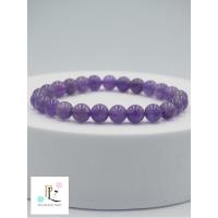 ราคา ✨Amethyst หินอเมทิสต์แท้✨สร้อยข้อมือ กำไลข้อมือหินอเมทิสต์ คัดเกรดแล้ว (24763464586)