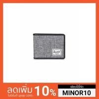 ราคา HERSCHEL RAVEN CROSSHATCH TAYLOR WALLETS BLACK LEATHER (945861901)