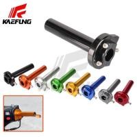 ราคา Universal Throttle Twist Grips 7/8" 22mm Handlebar Throttle Twist Grips Accelerator for Motorcycle (44856176574)