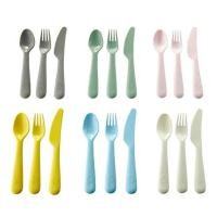 ราคา ชุดช้อนส้อมมี จำนวน 6 ชุด สีพาสเทล (2637167635)