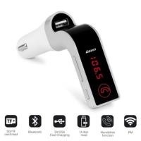 ราคา แท้ 100% CAR G7 อุปกรณ์รับสัญญาณบลูทูธในรถยนต์ Bluetooth Car Charger (5429177012)