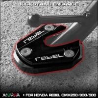 ราคา Kickstand Enlarge For Honda Rebel CMX250 CMX300 CMX500 2017-2023 for Rebel 250 500 300 Side Stand E (44806109069)