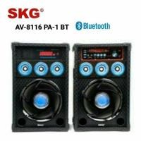 ราคา SKG ลำโพงตั้งพื้น 12 นิ้ว 10,000 P.M.P.O รุ่น AV-8116 PA-1 สีดำเชื่อมต่อบูลทูธ มีช่องเสียบไมล์ 2 ช่อง ประกัน 1 ปี (6278133605)