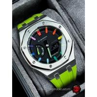 ราคา G-shock Casioak Rainbow Light Green Lambo Rubber Strap (40463785692)