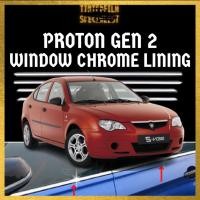 ราคา Proton Gen 2 Window Chrome Lining (4 ชิ้น/เซ็ต) / Proton Gen 2 เข็มขัดประตู Moulding / Chrome Sisi Cermin Pintu (20580234540)
