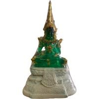 ราคา พระแก้วมรกตฐานหินอ่อนกลม งานประดับเพชร (หน้าตัก 5 นิ้ว สูง 25 ซม.) (9836906736)