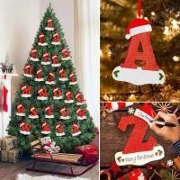 ราคา ใหม่ จี้ตัวอักษร A-Z สีแดง สําหรับแขวนตกแต่งต้นคริสต์มาส (21394868165)