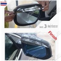 ราคา AuFo ชุดกันสาดกระจกมองข้างรถยนต์ กันสาด กระจกมองข้างรถยนต์ กันฝน กันน้ำ สีใส / TRUE LINE Automotive Black Smoke Mirror V (43825371019)