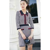 ราคา VERO MODA ชุดเดรสถักลายสก๊อต (26938775337)