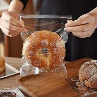 ราคา 100pcs Bread Bags, Baking Food Fruit Packaging, Self-adhesive Sealing Bag, Home Room Kitchen Storage Supplies (41004800735)