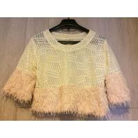ราคา เสื้อครอป ขนฟรุ้งฟริ้ง (935726880)