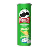 ราคา พริงเกิลส์ มันฝรั่งทอดกรอบ,พริงเกิลส์ มันฝรั่งทอดกรอบ รสซาวร์ครีมและหัวหอม 102กรัม ชิ้น (43608252479)