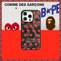 ราคา Comme des GARCONS CDG PLAY BAPE ป้ายกราฟฟิตีกระจกเคสโทรศัพท์เหมาะสําหรับ IPhone16 16ProMax 16Pro 16Plus 15 15Pro 15ProMax 14ProMax 14 14Pro 13 13Pro 13ProMax 12 12Pro 12ProMax (29116287154)