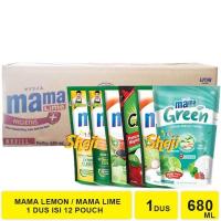 ราคา 1 กล่อง CONTAINS 12 POUCH MAMA LEMON / MAMA LIME 680 ML (48653119603)