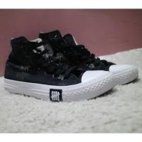 ราคา Converse Undefeated denim High Black White - ผลิตในเวียดนาม (16811252620)