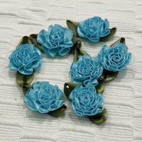 ราคา ริบบิ้นดอกกุหลาบสีฟ้าพร้อมใบ,ริบบิ้นตกแต่ง,ริบบิ้นประดับ (9587306631)