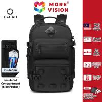 ราคา OZUKO Men Travel Laptop Backpack Bag Multifunction Outdoor Sports MOLLE Waterproof Bagpack Beg Galas Student Belakang (54054945308)