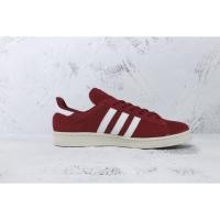 ราคา Hot sales Adidas Originals Campus 80S สีแดงและสีขาว ลื่นสไตล์วินเทจแฟชั่นต่ำด้านบนกีฬารองเท้าลำลองผู้ชายผู้หญิงHQ6070EU3 (22960340815)