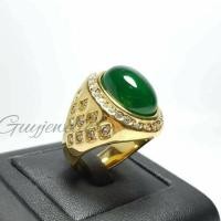 ราคา แหวนทองอิตาลี ประดับหยก (6040133162)