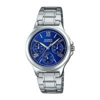 ราคา Casio Standard นาฬิกาข้อมือผู้หญิง สายสแตนเลส รุ่น LTP-V300,LTP-V300D,LTP-V300D-2A2 - สีเงิน (2384675150)