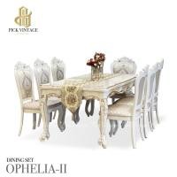 ราคา OPHELIA-II DINING SET (8P-200cm) ชุดโต๊ะอาหารหลุยส์ 8ที่นั่ง 200ซม. รุ่น โอฟิเลีย-2 (18134694163)