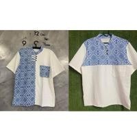 ราคา เสื้อผ้าฝ้ายผู้ชาย ลายไทย เปียกปูน (19686215515)
