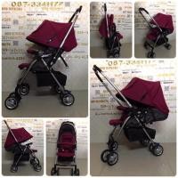 ราคา รถเข็นมือ2ญี่ปุ่น สีดำชมพูเข้มปรับเข็น2ทาง ยี่ห้อGoodbaby (5563389136)