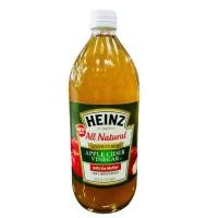 ราคา Heinz ไฮนซ์ แอปเปิ้ล ไซเดอร์ Apple cider vinegar Unfiltered น้ำส้มสายชู หมักจากแอปเปิ้ล (ชนิดไม่กรอง) 946 มล. (8575029433)