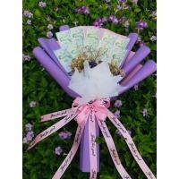 ราคา ช่อดอกไม้รับปริญญา ช่อดอกไม้แห้ง ดอกสเตติส ดอกสุ่ย ดอกแคสเปีย+ที่ใส่ธนบัตร (23612192734)