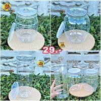 ราคา กระปุกออมสินใสพร้อมส่ง มีรูปสินค้าจริง ทรงถัง โอ่งสูง แบบฝาดึง (9276089065)