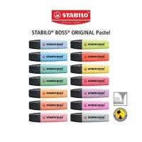 ราคา ปากกาเน้นข้อความ Stabilo Boss Pastel สีพาสเทล / Boss ORIGINAL Nature colors (691253639)