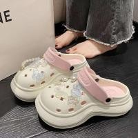 ราคา Symphony Butterfly Pearl Chain รองเท้าหัวเข็มขัดอุปกรณ์เสริมที่ถอดออกได้รองเท้าดอกไม้ (41360628095)