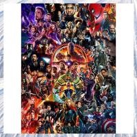 ราคา ภาพวาดภาพยนตร์ซูเปอร์ฮีโร่โปสเตอร์เย็บปักถักร้อยตกแต่งบ้านของขวัญ (57605979957)