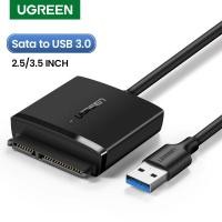ราคา UGREEN อะแดปเตอร์ SATA USB 3.0 2.0 ถึง 2.5 3.5 HDD SSD ฮาร์ดดิสก์ไดรฟ์อะแดปเตอร์แปลง Cabo สําหรับแล็ปท็อปพีซี (27342556710)