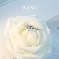 ราคา Wj แหวนเพทาย ชุบทองคําขาว 18k รูปหัวใจ ประดับเพทาย ทรงเรขาคณิต คุณภาพสูง วางซ้อนกันได้ (12560141233)