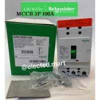 ราคา เมนเบรคเกอร์ MCCB 3P 100A Schneider " EZS100E3100 " ของแท้ 100% (14097390540)