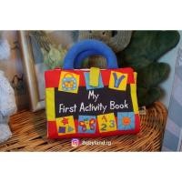 ราคา Melissa & Doug K’s Kids My First Activity Book 8-Page Soft Book for Babies and Toddlers (21565749737)