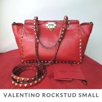 ราคา VALENTINO Rockstud Small Tote (12059833172)