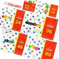 ราคา ❀❈ สีไม้คอลลีน 1หัว 2หัว 12,12N,24,36,48,60 Colleen (775 1 หัว) (787 2 หัว) สีคอลลีน ดินสอสี (13133194777)