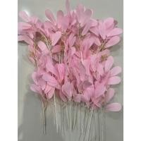 ราคา ใบหูกระจง ( ใบหูกระจงสีชมพู พร้อมยอดอ่อน ก้านยาว30ซม.12บาทเท่านั้น ใบไม้ตกแต่ง งานแต่ง งานมงคล สวยทน จัดแจกัน ใบไม้ปลอม (29592598695)