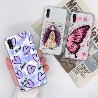 ราคา SAMSUNG สําหรับSamsung Galaxy A01 A01 Coreปลอกสีม่วงLove Heartผีเสื้อทนทานลื่นป้องกันซิลิโคนเคสใสสําหรับSamsung A01 Core SamsungA01 Capa Shell (41903392104)