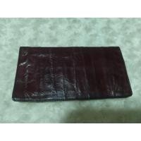 ราคา กระเป๋าสตางค์หนังปลาไหลแท้สีแดง (20884508350)