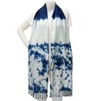 ราคา ผ้าพันคอมัดย้อม ย้อมครามแท้ จ.สกลนคร (22160399306)